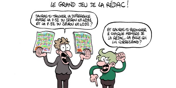 Bévue à la rédac !