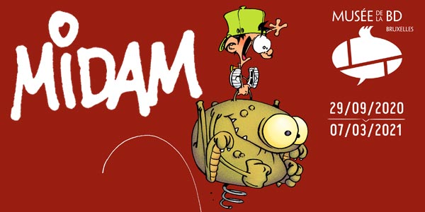 Expo Midam : «&amp;nbsp;Itinéraire d'un Kid de Bruxelles&amp;nbsp;»