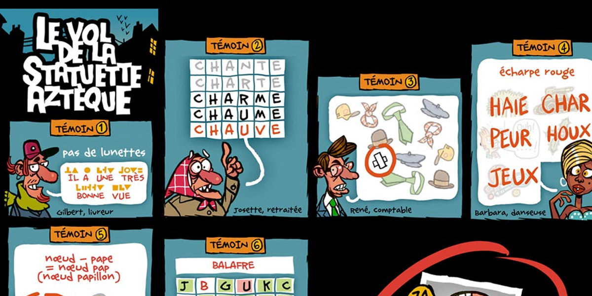 La solution du jeu Decaux du n°3865