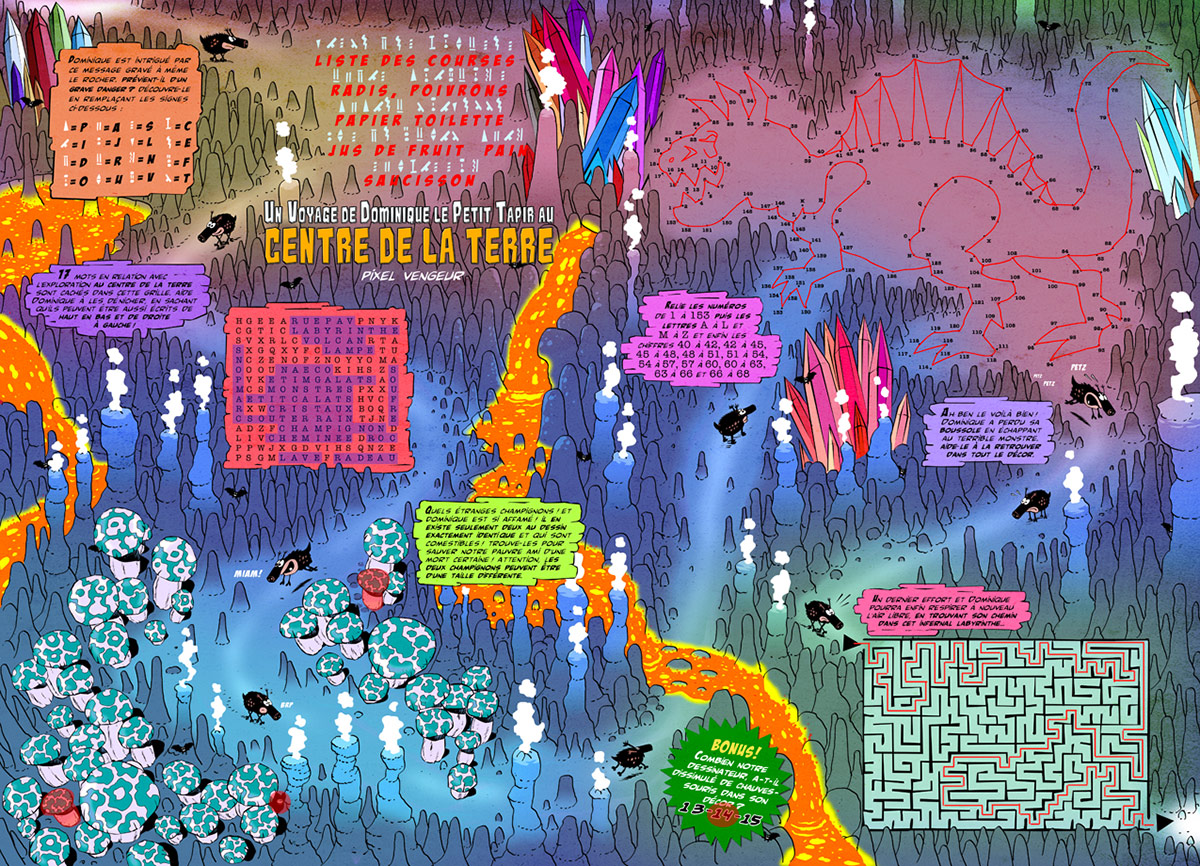 Solution du jeu PIXEL VENGEUR du n°4082-4083 