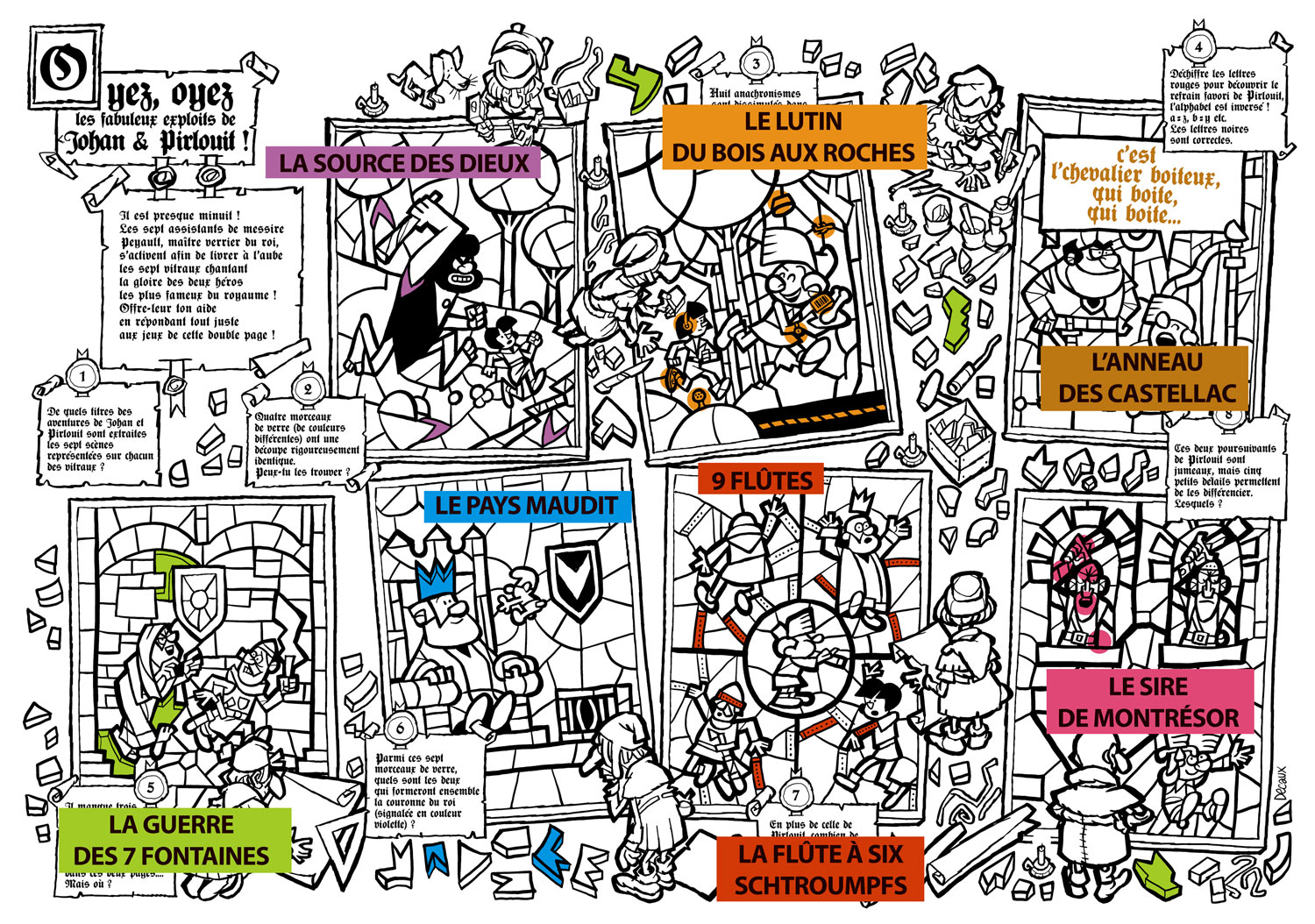 La solution du jeu Decaux du n°3883