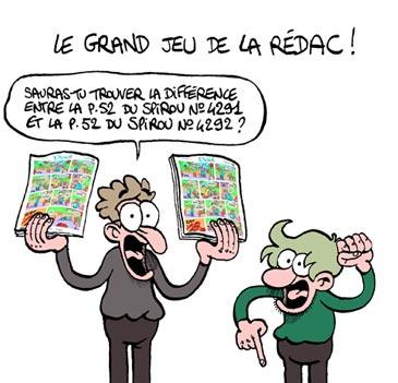 Bévue à la rédac !