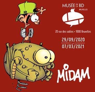 Expo Midam : «&amp;nbsp;Itinéraire d'un Kid de Bruxelles&amp;nbsp;»