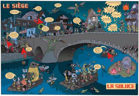 La solution du jeu Bataillon du n°3874