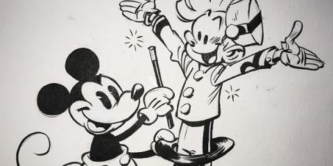 Spirou fête Mickey !
